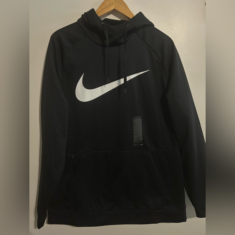 Nike Black Pullover with White Swoosh